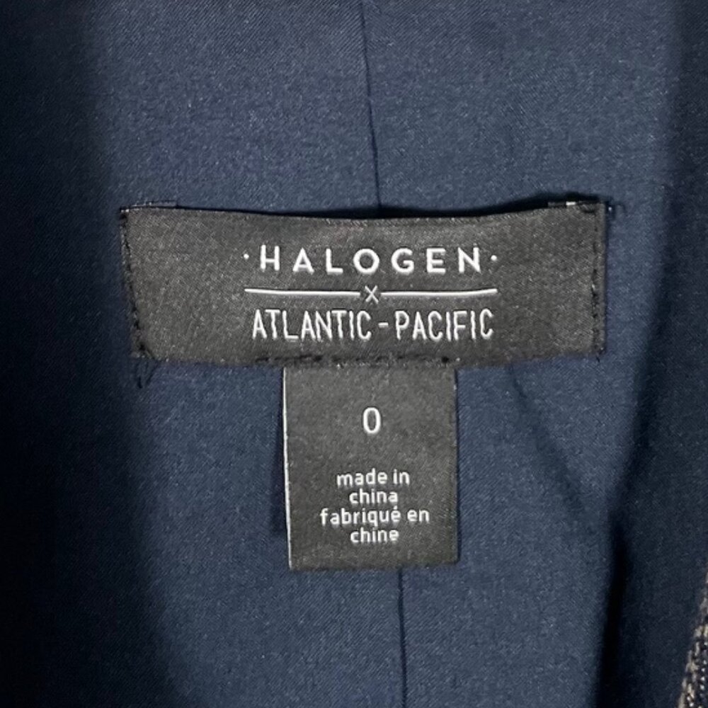 Halogen Multicolor Plaid Double-Breasted Blazer - image 6